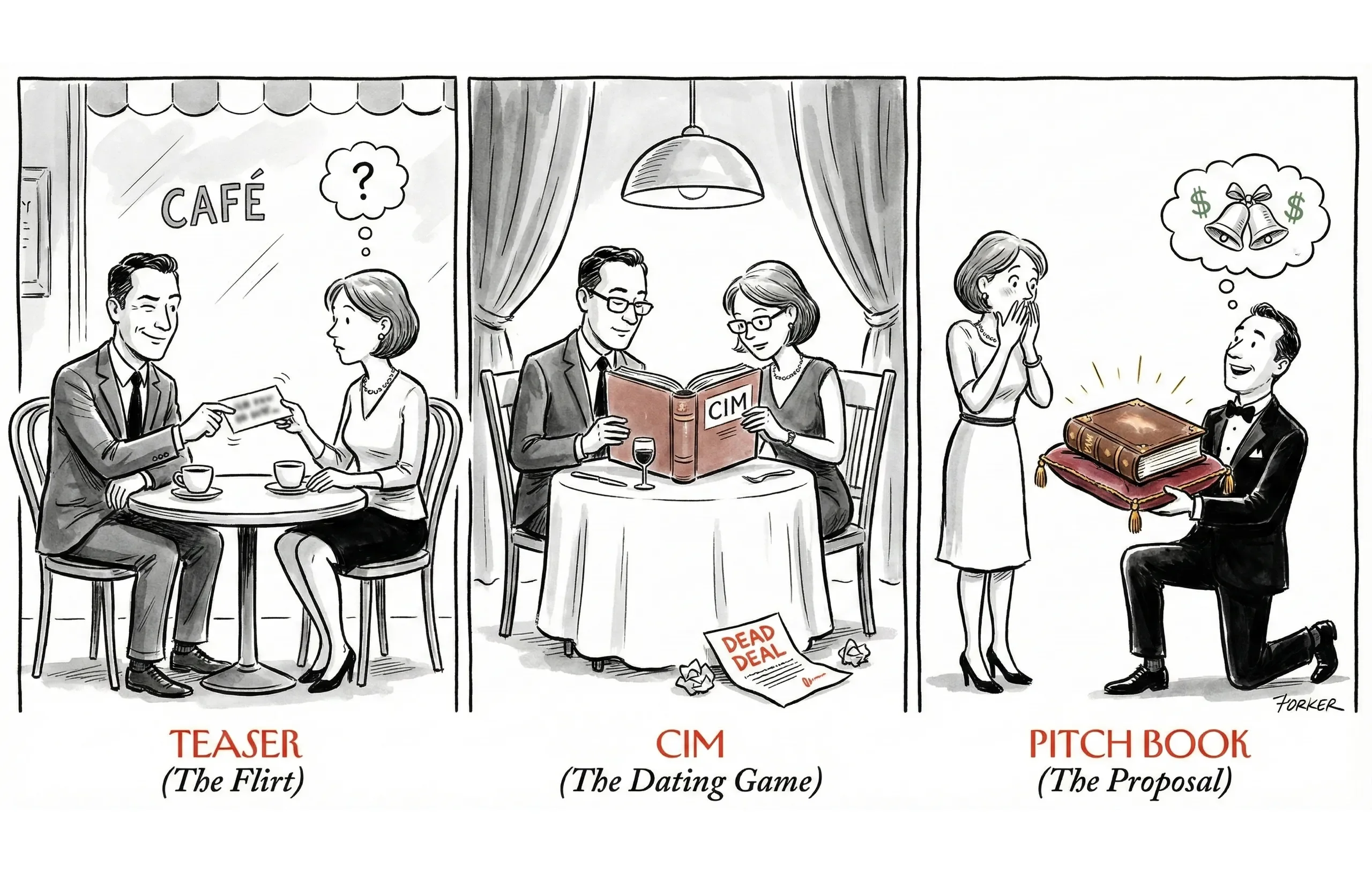 M&A Documents Comparison: CIM vs. Teaser vs. Pitch Book for Business Brokers